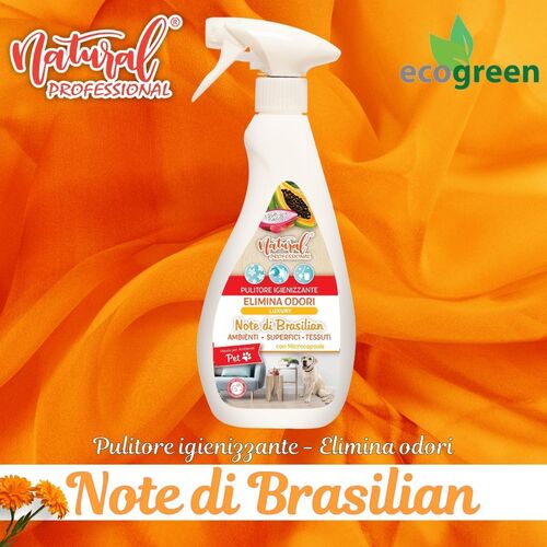 ECO PULITORE IGIENIZZANTE ELIMINA ODORI NOTE DI BRASILIAN
