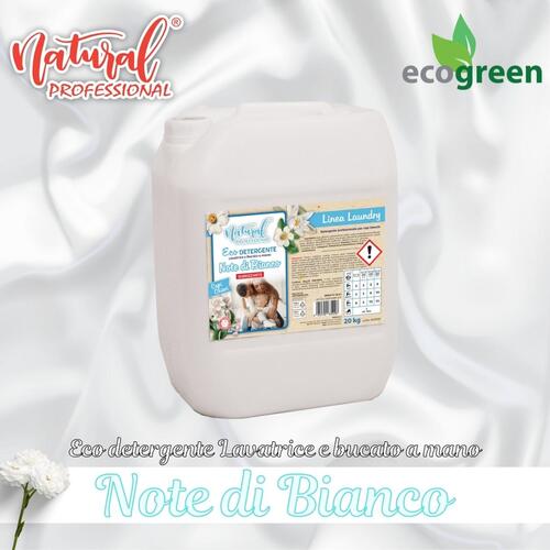 ECO DETERGENTE IGIENIZZANTE LAVATRICE NOTE DI BIANCO