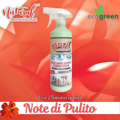 ELIMINA ODORI IGIENIZZANTE NOTE DI PULITO