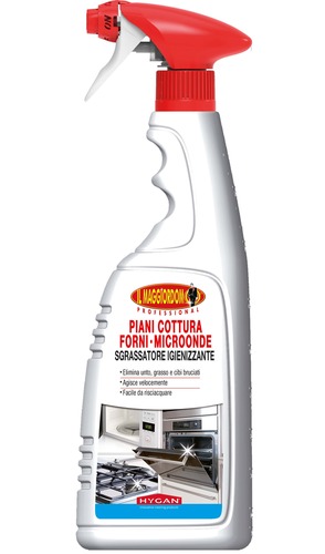SGRASSATORE IGIENIZZANTE PIANI COTTURA E FORNI